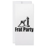 Frat Party Custom Rack Card