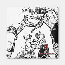 Fratboy Athletics 003 Football Fridge Magnet