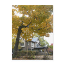 Fraternity house post card Fall postcards