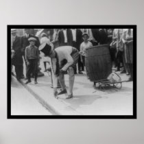 Fraternity Initiation Prank in Washington, DC 1922 Poster
