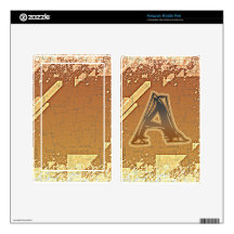 FRAZZLE MONOGRAM A SKINS FOR KINDLE FIRE