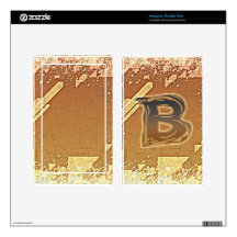 FRAZZLE MONOGRAM B DECALS FOR KINDLE FIRE