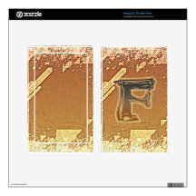 FRAZZLE MONOGRAM F KINDLE FIRE SKIN