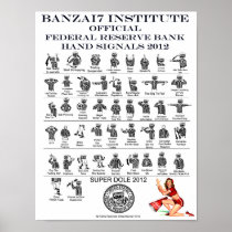 FRB Hand Signals for the Superdole Print