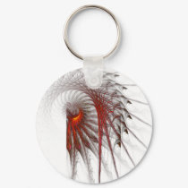 Frctal feather keychains by BeatrizC Frctal feather keychains