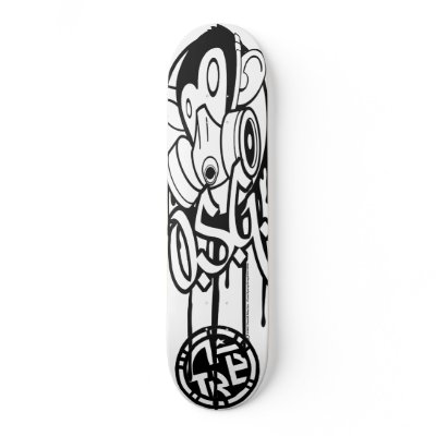 Fre - O.S.G. Monkey Sk8 01 Custom Skateboard by osgFre