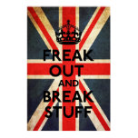 Freak Out and Break Stuff Parody Print