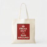 Freak Out and Run Around Canvas Bags
