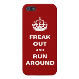 Freak Out and Run Around iPhone 5 Cover