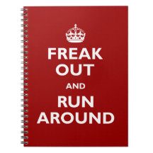 Freak Out and Run Around Note Books