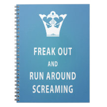 Freak Out and Run Around Screaming (blu) Journal