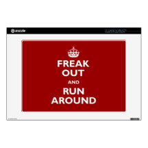 Freak Out and Run Around Skin For Laptop
