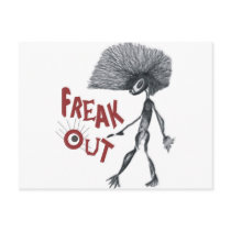 FREAK OUT POSTCARD