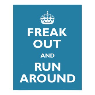 Freak Out & Run Around Poster