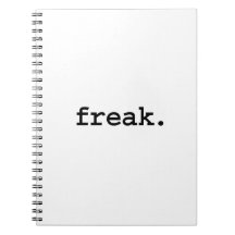 freak. spiral notebook