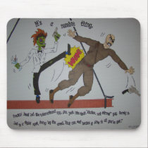 Freakin' Dead Jed Zombie Spy Mousepad mousepads