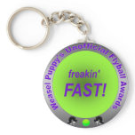 Freakin' Fast Flyball Award Keychain