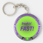 Freakin' Fast Flyball Award Keychain