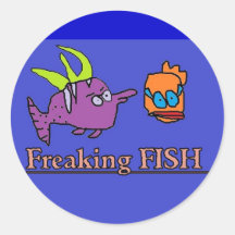 Freaking Fish stickers