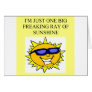 freaking ray of sunshine card