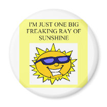 freaking ray of sunshine magnets