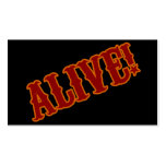 FREAKS ALIVE! BUSINESS CARD