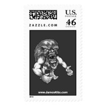Freaky Furball postage