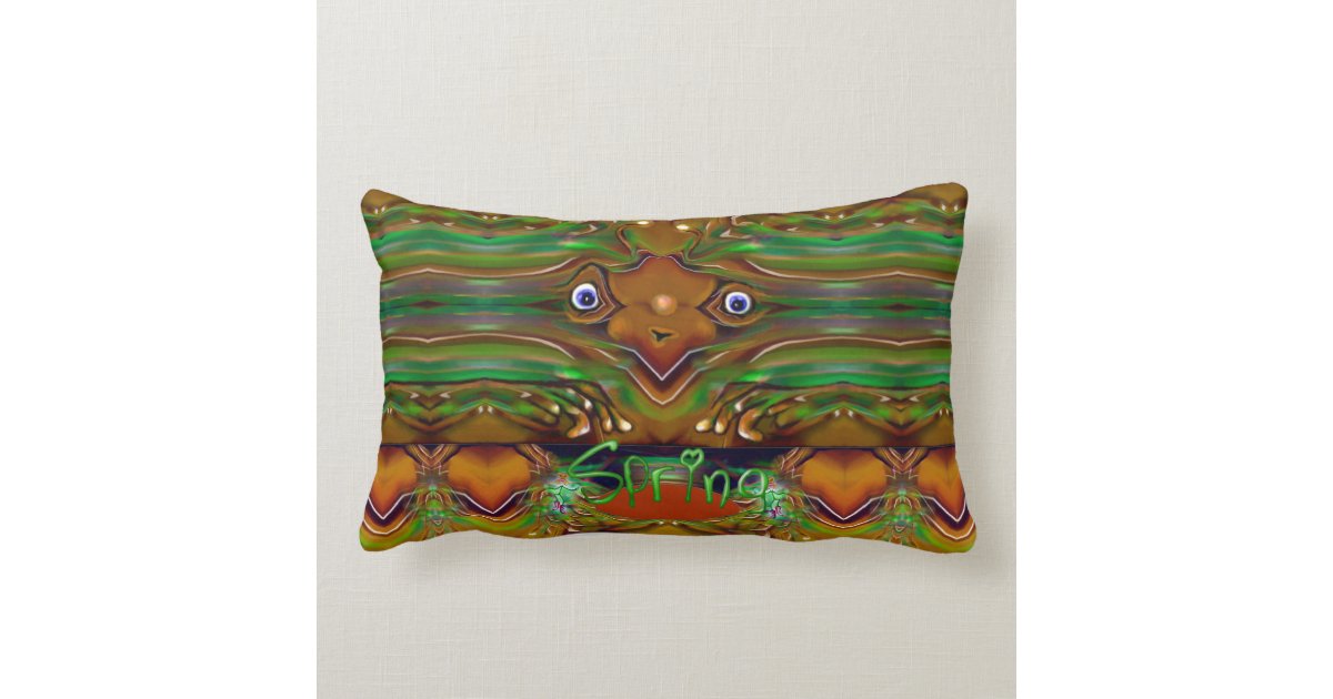 Freaky Spring Pillow Zazzle