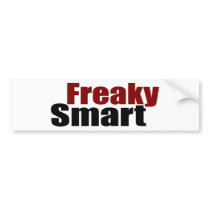 Freaky Smart bumper stickers