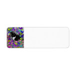 Freckles in Butterflies II - Tux Kitty Cat Return Address Labels