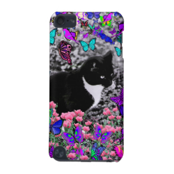 Freckles in Butterflies II - Tuxedo Cat iPod Touch (5th Generation) Cover