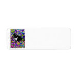 Freckles in Butterflies II - Tuxedo Cat Custom Return Address Labels