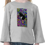 Freckles in Butterflies II - Tuxedo Kitty T-shirt