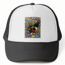 Freckles in Butterflies - Tuxedo Kitty Mesh Hats