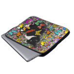 Freckles in Butterflies - Tuxedo Kitty Computer Sleeve
