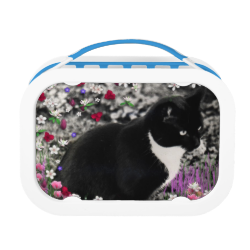 Freckles in Flowers II, Tuxedo Kitty Cat Yubo Lunchboxes