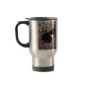 Freckles in Flowers II - Tuxedo Kitty mugs