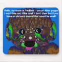 Freckles the Space Puppie Mousepad by Rb_barnes2 Freckles the Space Puppie Mousepad