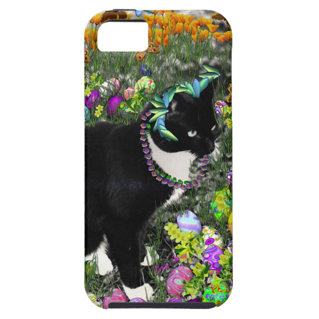 Freckles, Tux Cat, in the Hunt for Easter Eggs iPhone 5 Covers Freckles, Tux Cat, in the Hunt for Easter Eggs iPhone 5 Covers