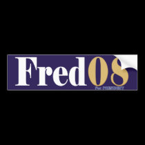 Fred08 Bumper Sticker bumper stickers