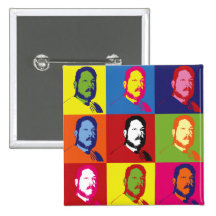 Fred Ala Warhol Pinback Button