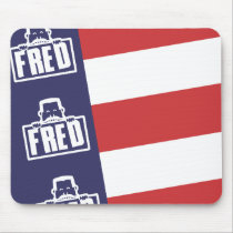 Fred Flag 1 mousepads