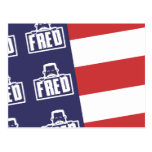 Fred Flag 1 Post Card
