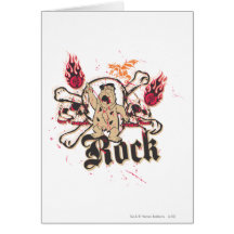 Fred Flintstone  Rock Greeting Card