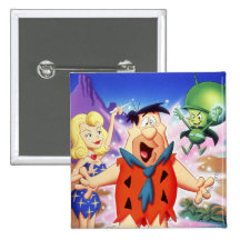 Fred Flintstone Under A Spell Button