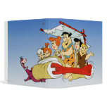 Fred Flintstone Wilma Barney and Betty Pebbles Bam binders