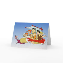 Fred Flintstone Wilma Barney and Betty Pebbles Bam Card