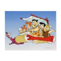 Fred Flintstone Wilma Barney and Betty Pebbles Bam Postcards