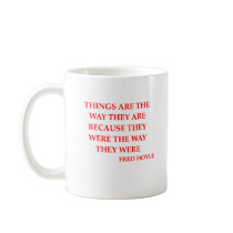 fred hoyle quote mugs