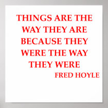 fred hoyle quote print